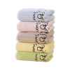 Children's towel, coral fleece soft and non-shedding face towel, cartoon little swan cute embroidered hand towel for kindergarten Item Picture